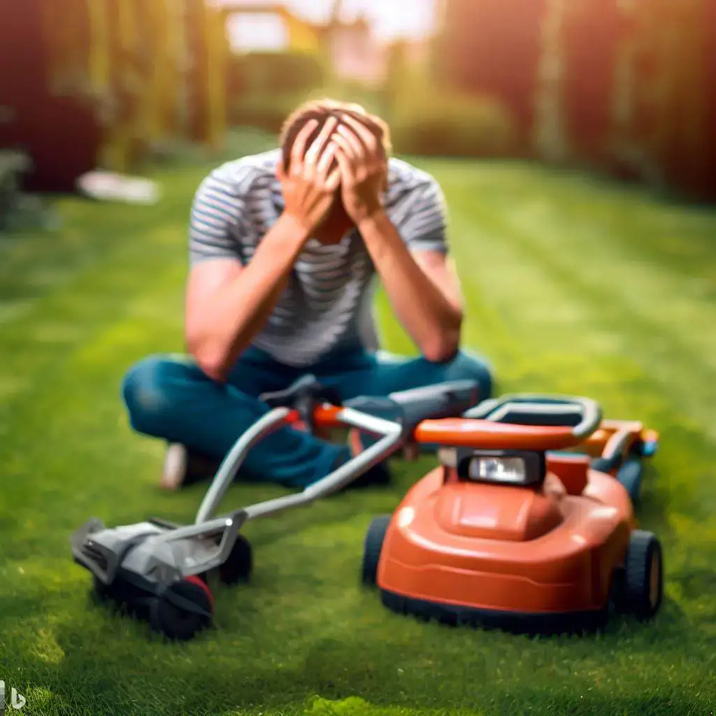 headache after mowing lawn